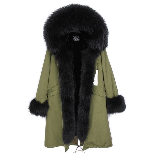 real raccoon fur collar detachable plus velvet thickened inner liner cotton jacket female winter over the knee and long section 201103, Black
real raccoon fur collar detachable plus velvet thickened inner liner cotton jacket female winter over the knee and long section 201103, Black