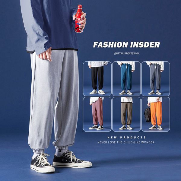 2021 color new athletic pants spring and fall korean style versatile casual trend slimming pairs sweatpants sev ul4i, Black
2021 color new athletic pants spring and fall korean style versatile casual trend slimming pairs sweatpants sev ul4i, Black