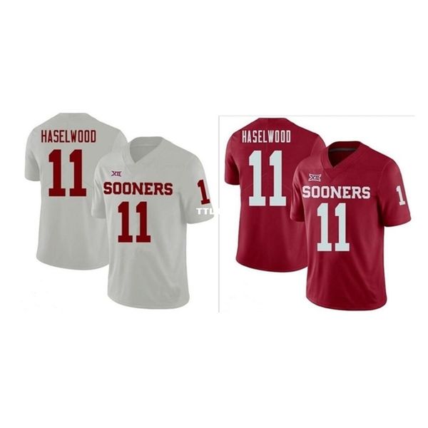 121 oklahoma sooners jadon haselwood #11 real full embroidery college jersey size s-4xl or custom any name or number jersey, Black
121 oklahoma sooners jadon haselwood #11 real full embroidery college jersey size s-4xl or custom any name or number jersey, Black