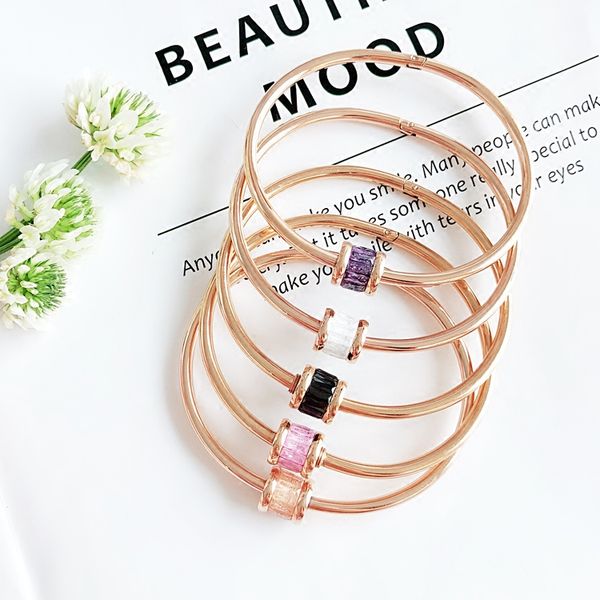 yun ruo 2020 new colorful zircon cz bangle rose gold color women birthday gift titanium steel jewelry never fade drop shipping, Black
yun ruo 2020 new colorful zircon cz bangle rose gold color women birthday gift titanium steel jewelry never fade drop shipping, Black