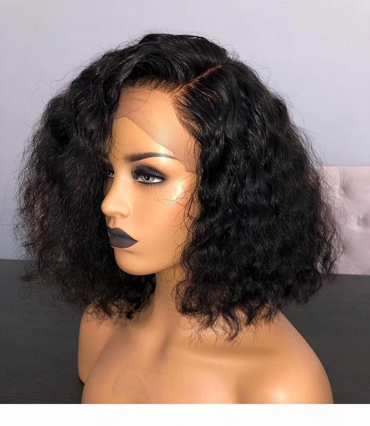 short 13x6 lace front human hair wigs pre plucked with baby hair curly brazilian remy hair lace front bob wigs 10"-20, Black;brown
short 13x6 lace front human hair wigs pre plucked with baby hair curly brazilian remy hair lace front bob wigs 10"-20, Black;brown