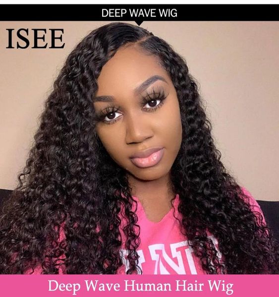 lace wigs brazilian deep wave 13x4 closure 150% density isee hair loose human for women, Black;brown
lace wigs brazilian deep wave 13x4 closure 150% density isee hair loose human for women, Black;brown