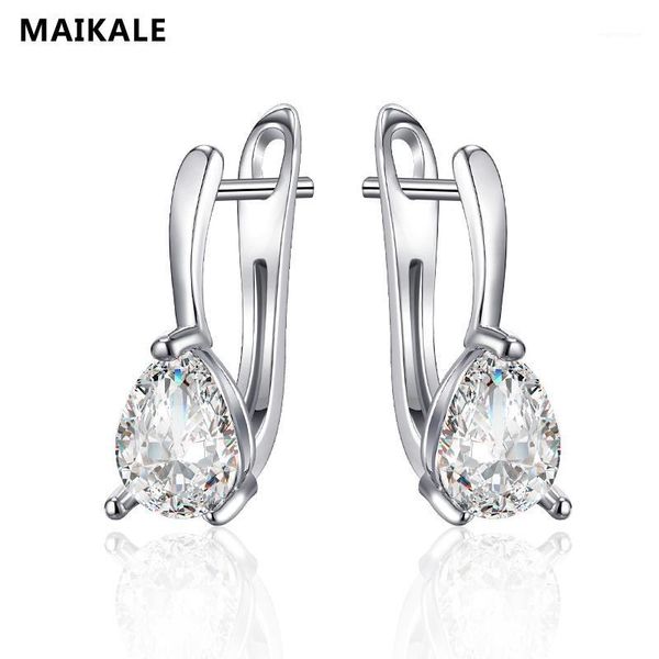 maikale new trendy korean stud earrings water drop temperament gold silver color cubic zirconia simple earrings for women1, Golden;silver
maikale new trendy korean stud earrings water drop temperament gold silver color cubic zirconia simple earrings for women1, Golden;silver