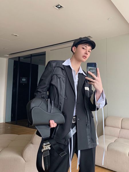 2021 xs new niche deconstructionist neutral hand design equipped with blazer sheath. 6dql, White;black
2021 xs new niche deconstructionist neutral hand design equipped with blazer sheath. 6dql, White;black