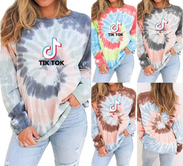 rainbow gradient tie-dye sweater women's pullover round neck sweater 2020 autumn and winter new women's sweater customization, Blue
rainbow gradient tie-dye sweater women's pullover round neck sweater 2020 autumn and winter new women's sweater customization, Blue
