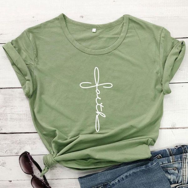 cross faith letter print t-shirt religious christian church tshirt summer crew neck graphic slogan oversized tee top, White
cross faith letter print t-shirt religious christian church tshirt summer crew neck graphic slogan oversized tee top, White