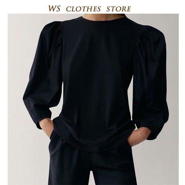 women's t-shirt md 2021 spring fashion soild basic puff sleeve shirt women england style black white simple cotton office lady casual
women's t-shirt md 2021 spring fashion soild basic puff sleeve shirt women england style black white simple cotton office lady casual