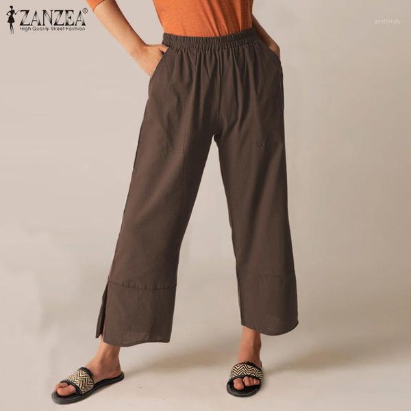 women's pants & capris 2021zanzea kaftan harem women's autumn trousers casual elastic waist split pantalon palazzo female solid tu, Black;white
women's pants & capris 2021zanzea kaftan harem women's autumn trousers casual elastic waist split pantalon palazzo female solid tu, Black;white