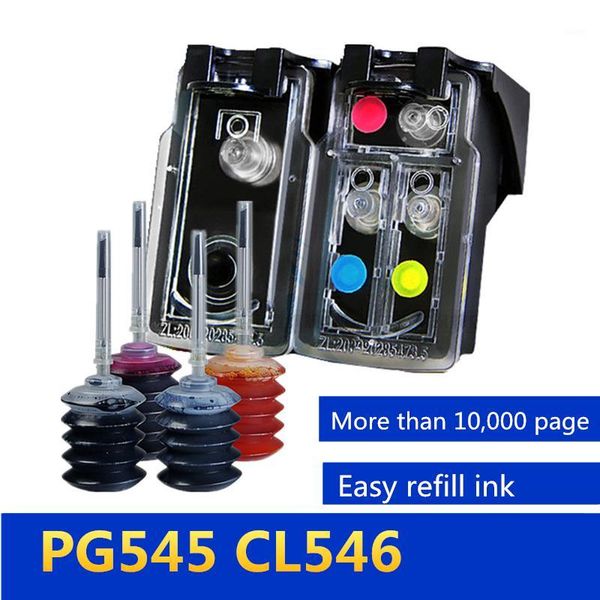high capacity refillable ink cartridges pg-545 cl-546 replacement for canon pixma ip2850 mg2450 mg2455 mg2550 mg2950 mx4951
high capacity refillable ink cartridges pg-545 cl-546 replacement for canon pixma ip2850 mg2450 mg2455 mg2550 mg2950 mx4951