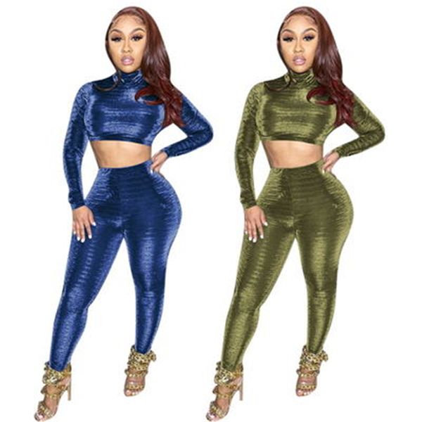 womens bright silk 2pcs sets fashion trend long sleeve high neck short pant skinny sport suits spring female new slim casual tracksuits, Gray
womens bright silk 2pcs sets fashion trend long sleeve high neck short pant skinny sport suits spring female new slim casual tracksuits, Gray