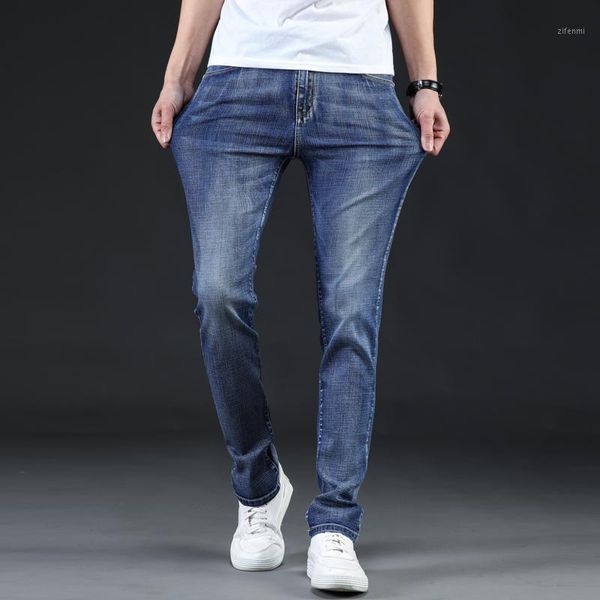 2020 men classic casual jeans denim trousers male slim fit plus size brand clothing plus size 40 42 44 461, Blue
2020 men classic casual jeans denim trousers male slim fit plus size brand clothing plus size 40 42 44 461, Blue