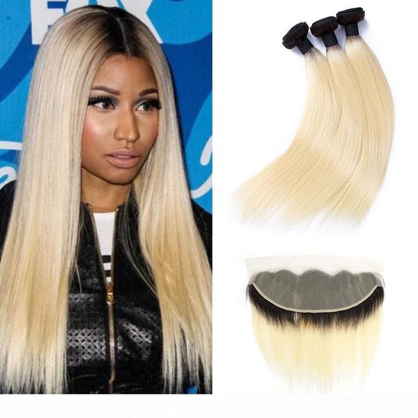 1b 613 ombre blonde bundles with frontal brazilian virgin straight hair 3 bundles with 4x13 lace frontal remy human hair extensions, Black;brown
1b 613 ombre blonde bundles with frontal brazilian virgin straight hair 3 bundles with 4x13 lace frontal remy human hair extensions, Black;brown