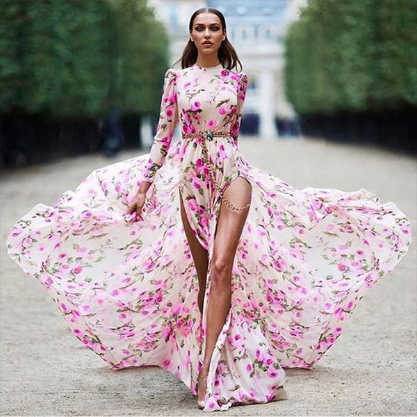 fashion floral bohemian maxi dresses for women o neck long sleeve summer beach dresses sashes vestidos, Black;gray
fashion floral bohemian maxi dresses for women o neck long sleeve summer beach dresses sashes vestidos, Black;gray