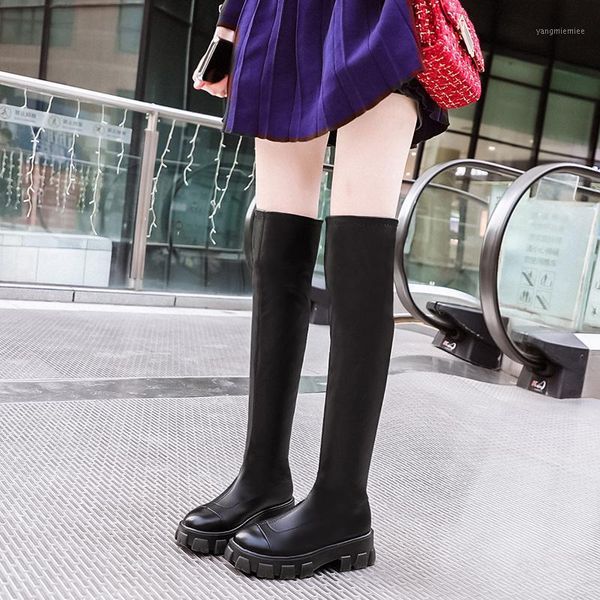 2020fashion women casual square heel over the knee boots shoes women female winter warm high heels pumps derss snow boots mujer1, Black
2020fashion women casual square heel over the knee boots shoes women female winter warm high heels pumps derss snow boots mujer1, Black