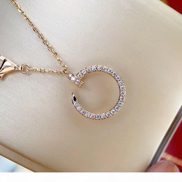 s925 silver nail shape pendant with sparkly diamond in platinum and 18k gold plated for women wedding jewelry gift ps8035
s925 silver nail shape pendant with sparkly diamond in platinum and 18k gold plated for women wedding jewelry gift ps8035