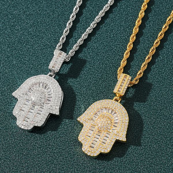 selling hiphop cz micro pave fatima hand pendant necklace retro religion jewelry, Silver
selling hiphop cz micro pave fatima hand pendant necklace retro religion jewelry, Silver