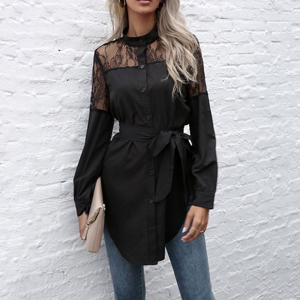 fashion women's round neck long sleeve solid color lace long sleeve bandage office lady shirt casual blouse blusas femininas#g31, White
fashion women's round neck long sleeve solid color lace long sleeve bandage office lady shirt casual blouse blusas femininas#g31, White