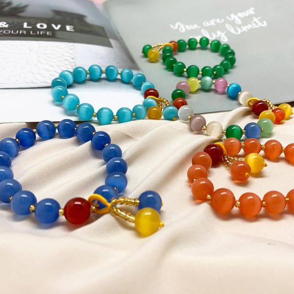 momiji 10mm natural stone beaded bracelet multi-colored fashion jewelry for women handmade round charm bracelet bangle wholesale, Black
momiji 10mm natural stone beaded bracelet multi-colored fashion jewelry for women handmade round charm bracelet bangle wholesale, Black