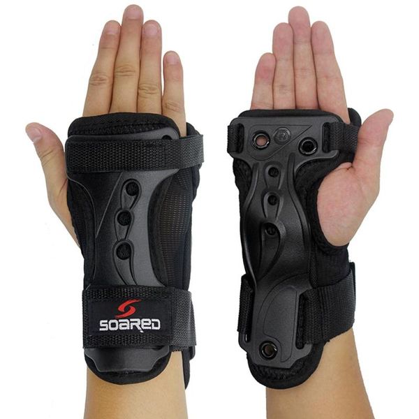 kids adults roller snowboard ski wrist guards hand support brace gloves protective gear sports safety protector 2020, Black;red
kids adults roller snowboard ski wrist guards hand support brace gloves protective gear sports safety protector 2020, Black;red