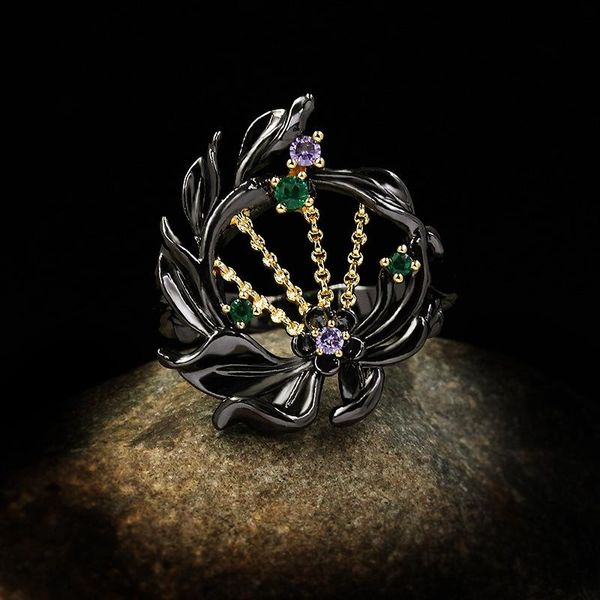 cluster rings retro thai silver color baroque purple white rhinestone flower animal style jewelry for women wedding, Golden;silver
cluster rings retro thai silver color baroque purple white rhinestone flower animal style jewelry for women wedding, Golden;silver