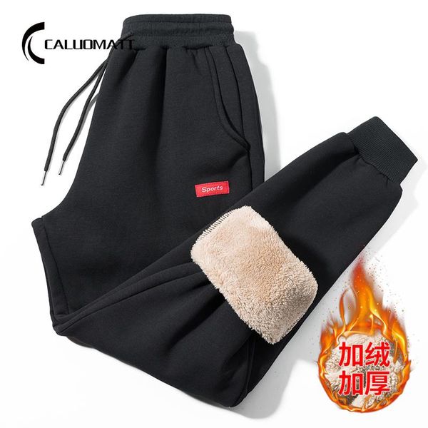 men's pants winter warm fitness men fashion cotton sweatpants 2021 streetwear full length drawstring casual trousers, Black
men's pants winter warm fitness men fashion cotton sweatpants 2021 streetwear full length drawstring casual trousers, Black