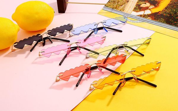 sunglasses small rimless punk siamese love unique rectangle sun glasses for female vintage motorcycle galsses fml, White;black
sunglasses small rimless punk siamese love unique rectangle sun glasses for female vintage motorcycle galsses fml, White;black