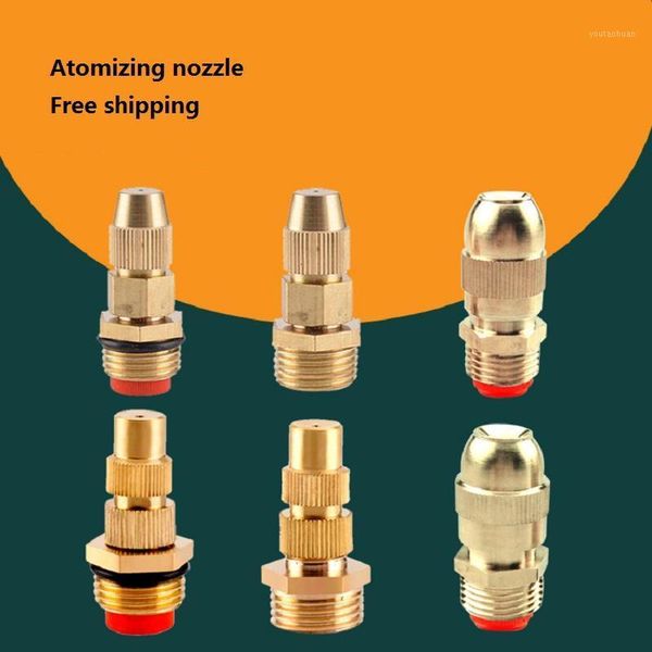 watering equipments 1/2" brass adjustable atomizing nozzle dust removal garden misting lawn sprinkler automatic spray cooling nozzle1
watering equipments 1/2" brass adjustable atomizing nozzle dust removal garden misting lawn sprinkler automatic spray cooling nozzle1
