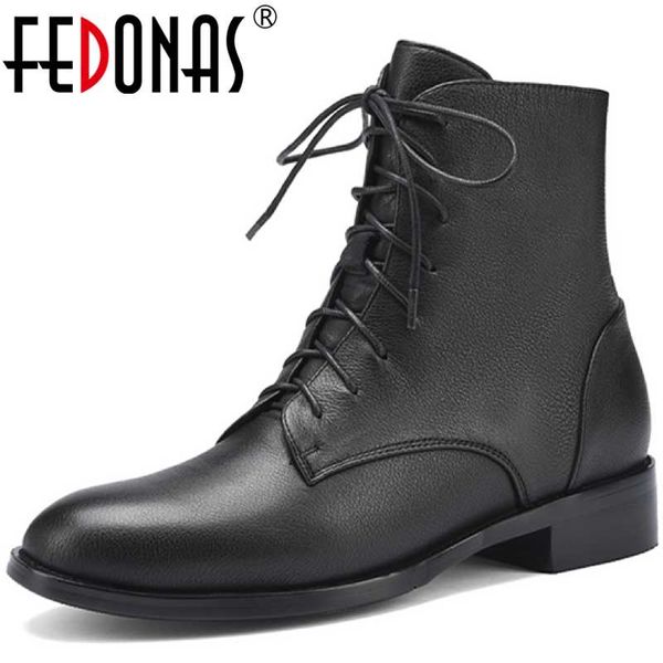 boots fedonas vintage leather motorcycle cross tied chunky heels ankle autumn winter wedding casual shoes for women, Black
boots fedonas vintage leather motorcycle cross tied chunky heels ankle autumn winter wedding casual shoes for women, Black