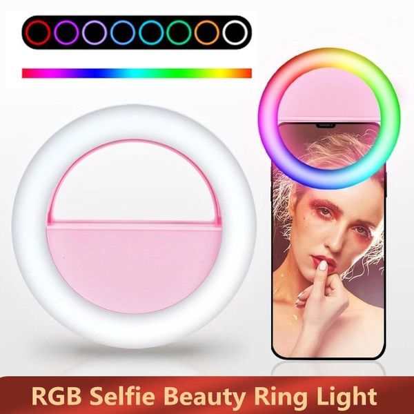 flash heads usb rechargable rgb phone selfie ring light round fill lamp for cellphone clip-on video live led colorful pography ringlights1
flash heads usb rechargable rgb phone selfie ring light round fill lamp for cellphone clip-on video live led colorful pography ringlights1