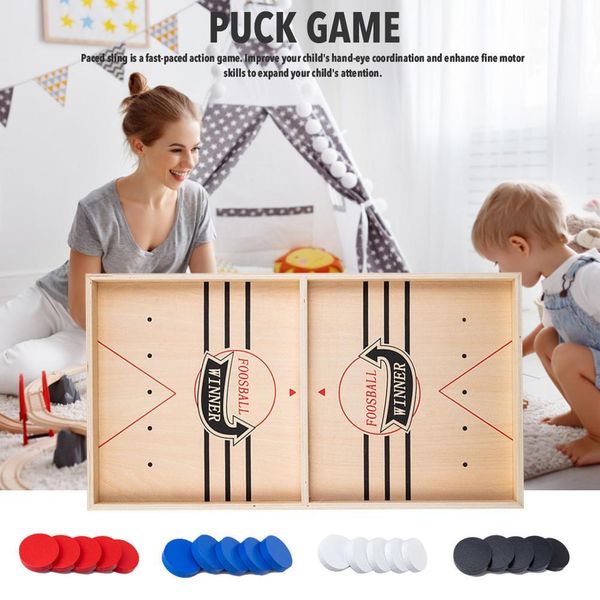 puck game fast sling wooden durable air hockey board game toy parent-child interactive game chess prop #1 q1214
puck game fast sling wooden durable air hockey board game toy parent-child interactive game chess prop #1 q1214