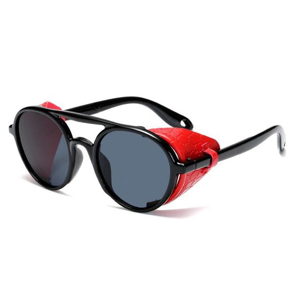 fashion steampunk sunglasses brand design round shades men women vintage punk sun glasses uv400 eyewear, White;black
fashion steampunk sunglasses brand design round shades men women vintage punk sun glasses uv400 eyewear, White;black