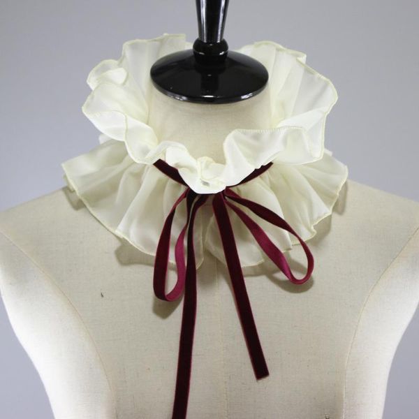 bow ties chiffon ruffles stand fake collar women detachable collars girls dress wedding female false neck ruff necklace choker, Black;gray
bow ties chiffon ruffles stand fake collar women detachable collars girls dress wedding female false neck ruff necklace choker, Black;gray