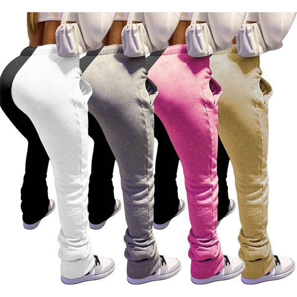 womens designer stacked pants fashion letter print drawstring colors panelled womens pants casual females clothing with pocket, Black;white
womens designer stacked pants fashion letter print drawstring colors panelled womens pants casual females clothing with pocket, Black;white