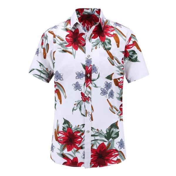 2020 summer male short sleeve shirt casual hawaii mens dress shirts camisa masculina men clothing flower print shirt beach shirt, White;black
2020 summer male short sleeve shirt casual hawaii mens dress shirts camisa masculina men clothing flower print shirt beach shirt, White;black