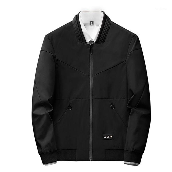 men's jackets 2021 spring autumn fashion black bomber jacket for men1, Black;brown
men's jackets 2021 spring autumn fashion black bomber jacket for men1, Black;brown