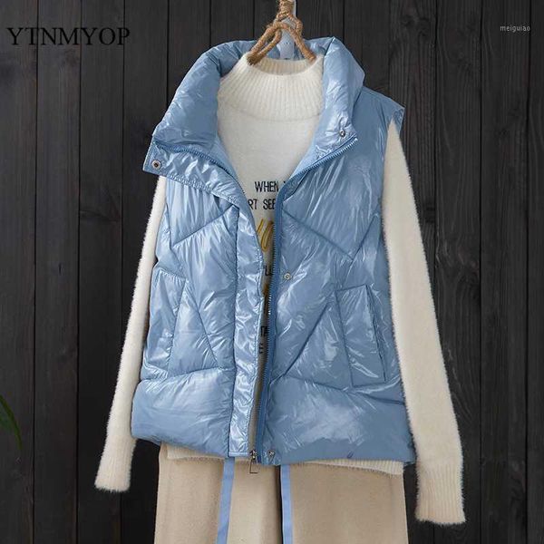 ytnmyop winter warm vest women thick warm gilet waterproof snow wear vests glossy fashion sleeveless jacket coat high street1, Black;white
ytnmyop winter warm vest women thick warm gilet waterproof snow wear vests glossy fashion sleeveless jacket coat high street1, Black;white