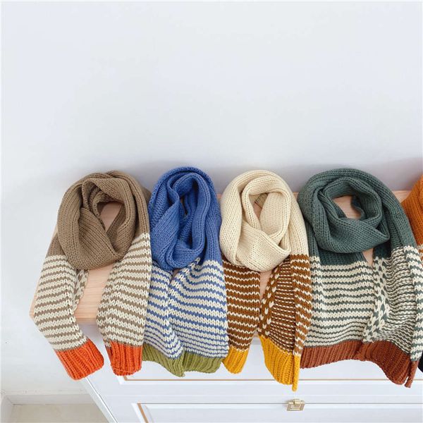 wool japan south korea new striped long boys and girls contrast knitted scarf children's warm neck, Red;brown
wool japan south korea new striped long boys and girls contrast knitted scarf children's warm neck, Red;brown