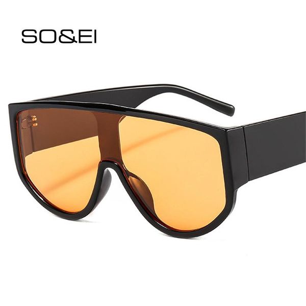 sunglasses so&ei vintage oversized one piece round women brand designer fashion colorful eyewear men goggle shades sun glasses, White;black
sunglasses so&ei vintage oversized one piece round women brand designer fashion colorful eyewear men goggle shades sun glasses, White;black