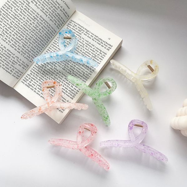 yamog women colored ink point plastic cross hair clamps translucent color ribbon hollow out hair clips claw girls large size ponytail scrunc, Slivery;golden
yamog women colored ink point plastic cross hair clamps translucent color ribbon hollow out hair clips claw girls large size ponytail scrunc, Slivery;golden