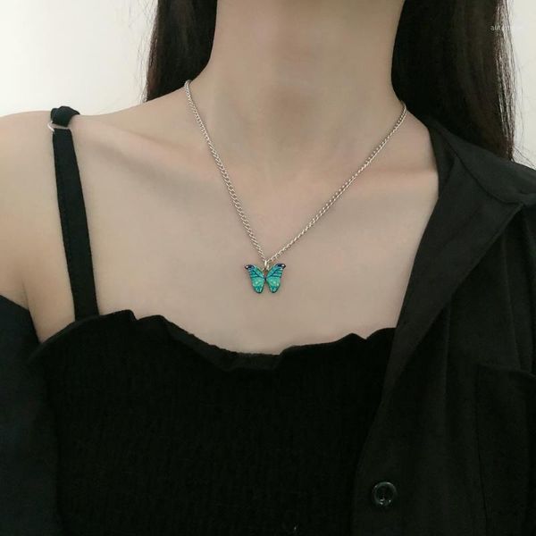 korean blue gradient butterfly necklace for women girls silver color rainbow butterflies pendant choker necklaces jewelry gift1
korean blue gradient butterfly necklace for women girls silver color rainbow butterflies pendant choker necklaces jewelry gift1