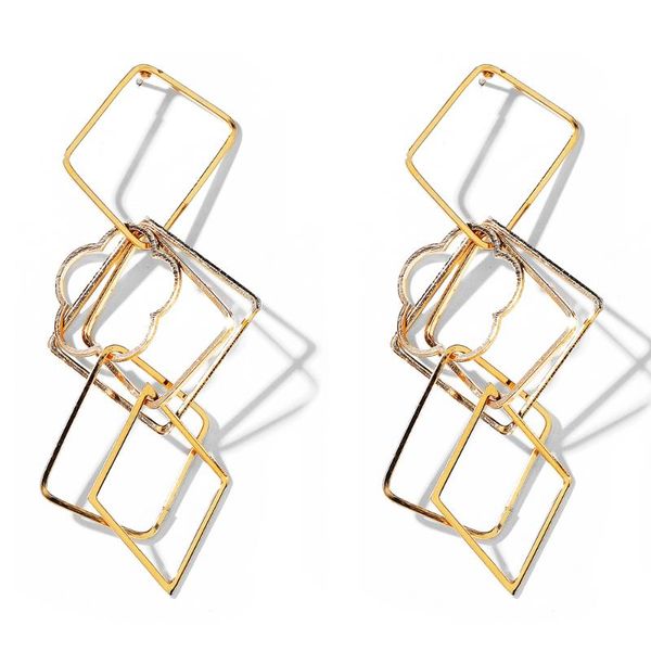 dangle & chandelier wybu rhomboid shape french wire drop earrings by jewelry geomatric square 3d metal hoop flower earing for women gift, Silver
dangle & chandelier wybu rhomboid shape french wire drop earrings by jewelry geomatric square 3d metal hoop flower earing for women gift, Silver