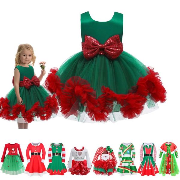 girl's dresses kids christmas party dress for girl lace bow ball gown chidlren green red year costumes santa claus print theme, Red;yellow
girl's dresses kids christmas party dress for girl lace bow ball gown chidlren green red year costumes santa claus print theme, Red;yellow