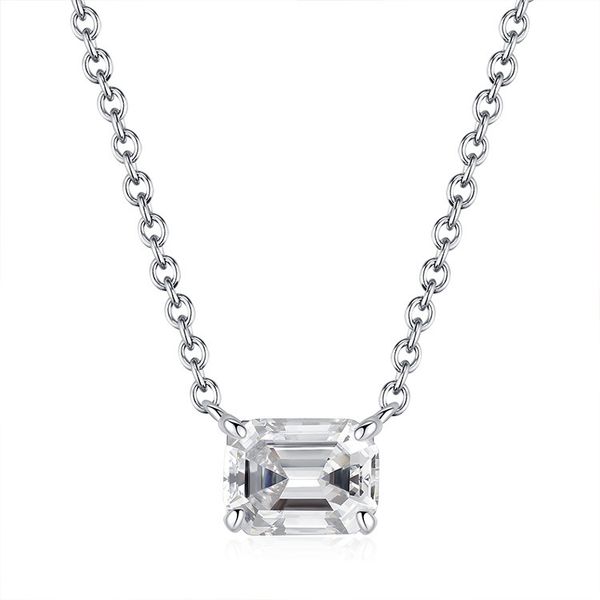 pansysen luxury emerald cut 6*8mm lab moissanite diamond pendent necklaces solid silver 925 fine jwelry wedding engagement gifts q1219, Golden;silver
pansysen luxury emerald cut 6*8mm lab moissanite diamond pendent necklaces solid silver 925 fine jwelry wedding engagement gifts q1219, Golden;silver