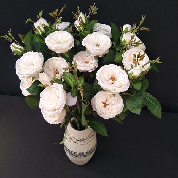 decorative flowers & wreaths western rose silk peony artificial bouquet 3 heads fake home wedding decor christmas valentine's day gift
decorative flowers & wreaths western rose silk peony artificial bouquet 3 heads fake home wedding decor christmas valentine's day gift