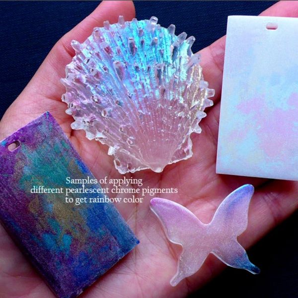 rainbow color chrome pearlescent pigment color for resin crafts iridescent pearl effect pigment shimmer coloring jewelry making
rainbow color chrome pearlescent pigment color for resin crafts iridescent pearl effect pigment shimmer coloring jewelry making
