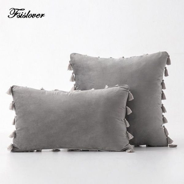 cushion/decorative pillow fsislover 2021 nordic velvet sofa pillowcase solid color plush cushion cover home decor tassel funda cojin1
cushion/decorative pillow fsislover 2021 nordic velvet sofa pillowcase solid color plush cushion cover home decor tassel funda cojin1