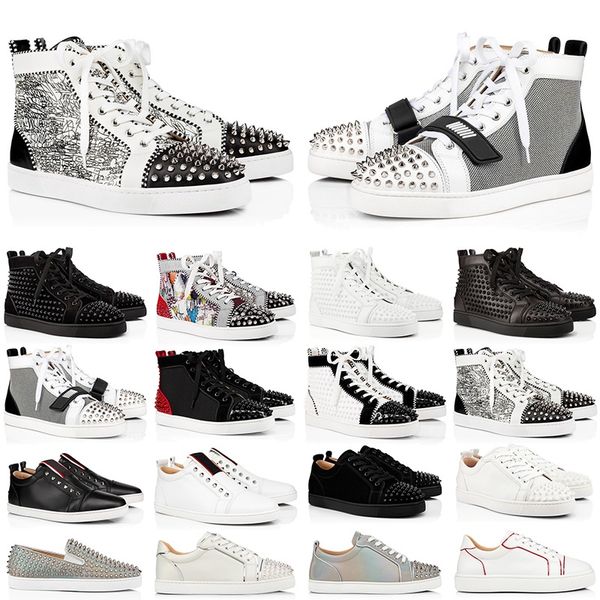 ace designer platform shoes for men women studded spikes flats sneakers red bottom party lovers genuine leather fashion sneaker, White;red
ace designer platform shoes for men women studded spikes flats sneakers red bottom party lovers genuine leather fashion sneaker, White;red