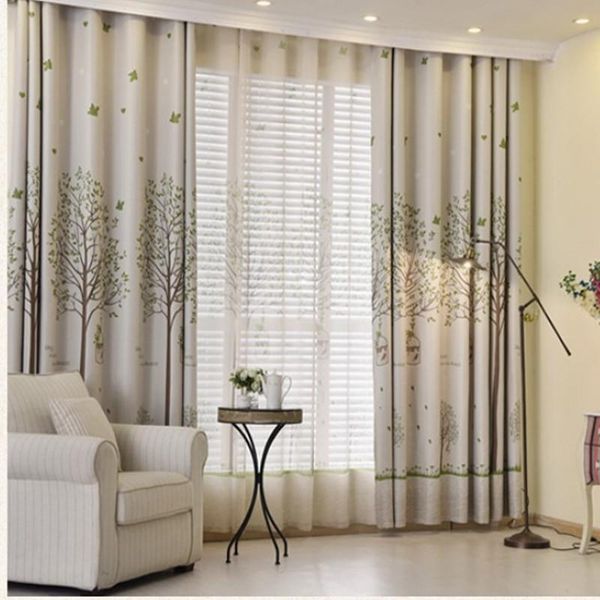 curtain & drapes bird cage tree printing with full shading curtains for living dining room bedroom. 
curtain & drapes bird cage tree printing with full shading curtains for living dining room bedroom.