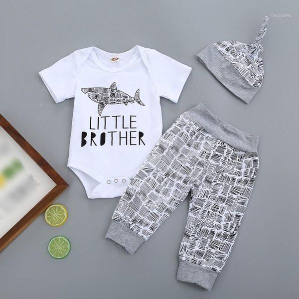 clothing sets 3 pieces set summer baby boy casual short sleeve cute animal letters print romper striped trousers hat outfits clothes1, White
clothing sets 3 pieces set summer baby boy casual short sleeve cute animal letters print romper striped trousers hat outfits clothes1, White