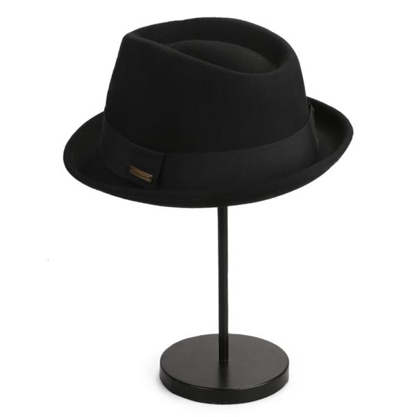 hat winter wool new gentleman jazz hat men's comfortable warm wool felt hat, Blue;gray
hat winter wool new gentleman jazz hat men's comfortable warm wool felt hat, Blue;gray